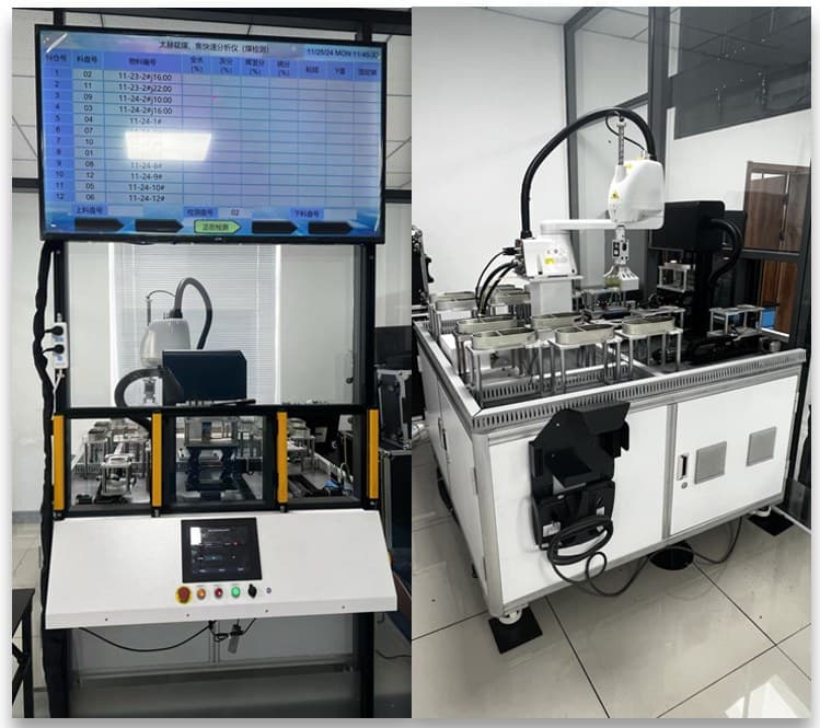 Full-spectrum rapid coal-testing system installed in the laboratory